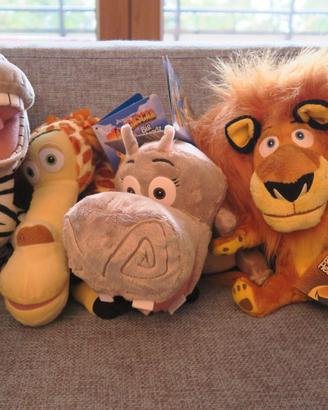 Peluche Madagascar Big Headz originali nuovi
