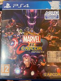 Gioco play station 4/5 marvel vs capcom infinite