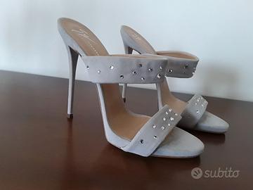 Sandali donna Giuseppe ZANOTTI tg.41 grigio chiaro