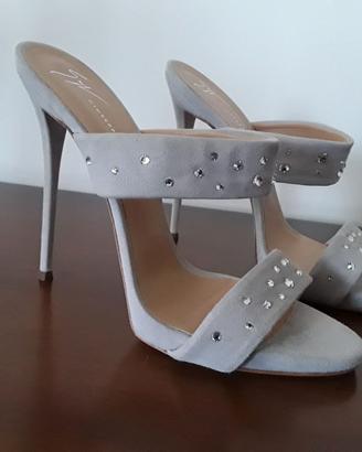 Sandali donna Giuseppe ZANOTTI tg.41 grigio chiaro