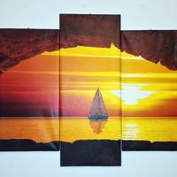 QUADRO TRAMONTO SUL MARE