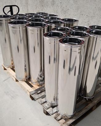Tubo inox doppia parete coibentato canna fumaria