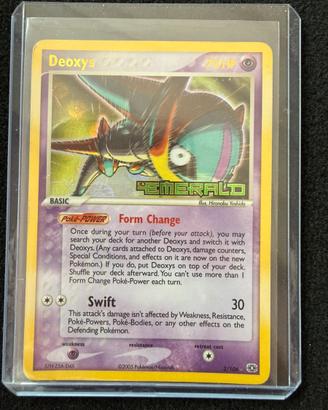 Deoxys 2/106 EX Emerald Holo 2005 Pokémon STAMPED
