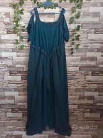 TUTA DONNA ELEGANTE CON GONNA/CINTURA VELATA TG 56