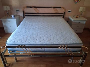 letto in ferro battuto + materasso