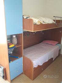 Cameretta bambini con letto a castello