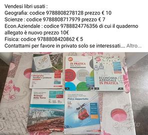 libri usati 1^AFM Parini Lecco 