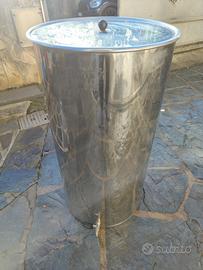 Contenitore inox per Olio 200 Litri