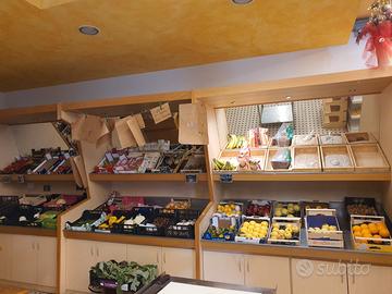 Scaffale esposizione frutta e verdura