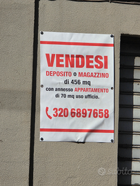 Locale commerciale soppalcabile più appartamento