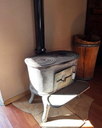 Stufa a legna due piastre