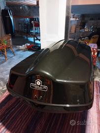 Box Baule da tetto Modula Ciao 430 lt nero lucido