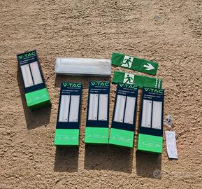 5 lampade di emergenza vtac 3w