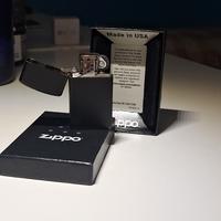 Zippo mini originale, nero, da campeggio.