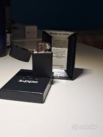 Zippo mini originale, nero, da campeggio.