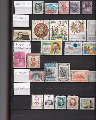 1937/1992 N 25 FRANCOBOLLI NUOVI E USATI SOTTODESC