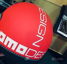 Casco Momo design rosso/bianco