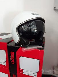 Casco Jet BEON b120 visore parasole scooter