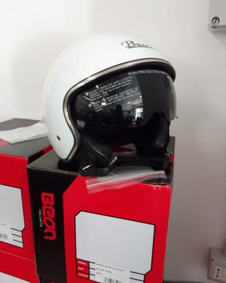 Casco Jet BEON b120 visore parasole scooter