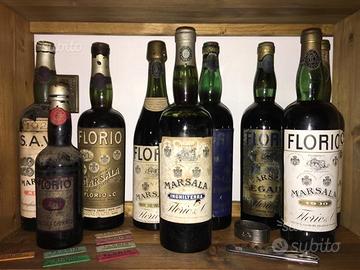 FLORIO Marsala bottiglia vino Tonnara latta