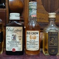 Collezione rare bottiglie mignon whisky Scotch '70