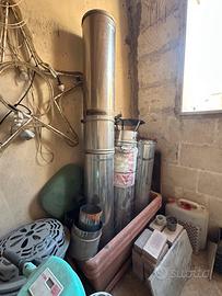 Tubo acciao per canna fumaria