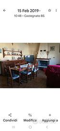 tavolo + buffet in arte povera