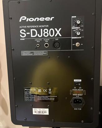 coppia casse/monitor da studio Pioneer S-DJ80X