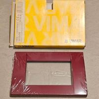 Placca Vimar Idea Metal amaranto art 16733.05