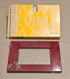 Placca Vimar Idea Metal amaranto art 16733.05