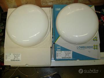 PLAFONIERE LOMBARDO OPTIMA TONDA CON LAMPADA DA 32