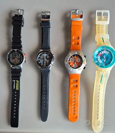 Lotto di n. 4 orologi  VINTAGE al quarzo.