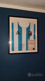 maglia Maradona autografata con certificato