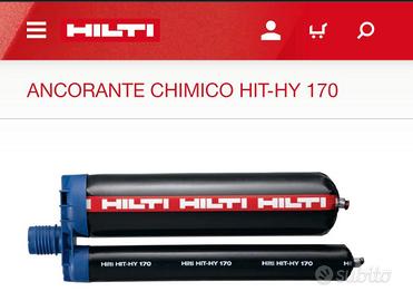 Resina per inghisaggi HILTI 170 - 60 pz.