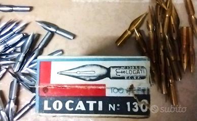 Pennini  in scatola vintage marcata Locati