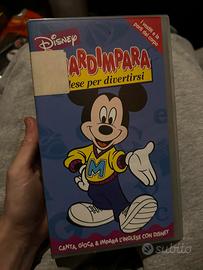 VHS Disney Guardimpara Vol 1 Inglese per ragazzi