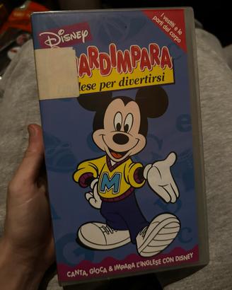 VHS Disney Guardimpara Vol 1 Inglese per ragazzi