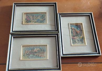 Set di quadretti vintage 