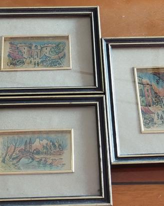 Set di quadretti vintage 