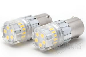 Lampadine LED P21W BA15S CANbus Luce Bianca Potent
