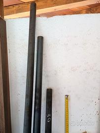 Barra di ferro S275JR tondo pieno d-30mm x 5,92mt.