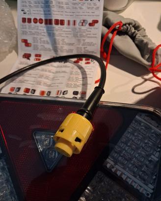 set di fanali led per rimorchio