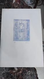 Bacosi Manlio Litografia "Ave Maria" Numerata E Fi