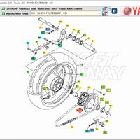 Corona Yamaha FZS Fazer 1000 5LV254440000