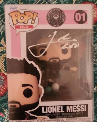 Funko Pop Leo Messi autografato con COA 