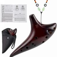 Ocarina AKLOT in ceramica a 12 fori