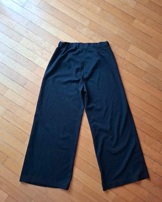 pantalone nero vita alta