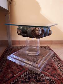 tavolino smontabile in quattro pezzi