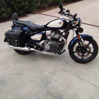 Royal enfield super meteor 650 celestial blue