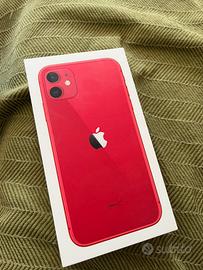 Scatola iphone 11 rosso